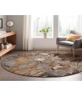 Dalyn Luxury Washable Trevi TV17 Paprika 8' x 8' Round Rug