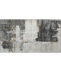 Dalyn Luxury Washable Trevi TV18 Gray 1'8" x 2'6" Rug