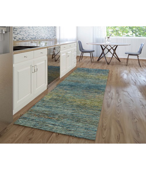 Dalyn Luxury Washable Trevi TV1 Denim 2'3" x 7'6" Runner Rug