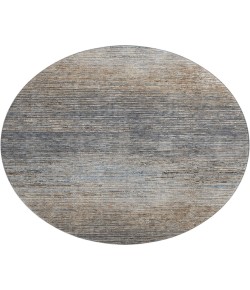 Dalyn Luxury Washable Trevi TV1 Pewter 8' x 8' Round Rug