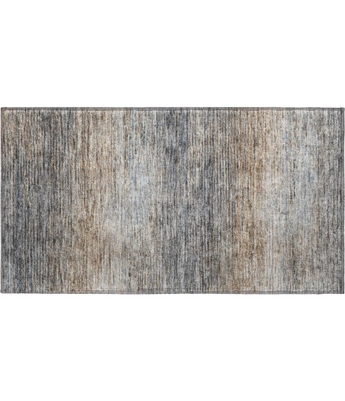 Dalyn Luxury Washable Trevi TV1 Pewter 1'8" x 2'6" Rug