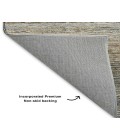 Dalyn Luxury Washable Trevi TV1 Pewter 8' x 10' Rug