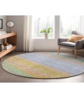 Dalyn Luxury Washable Trevi TV2 Lavender 8' x 8' Round Rug