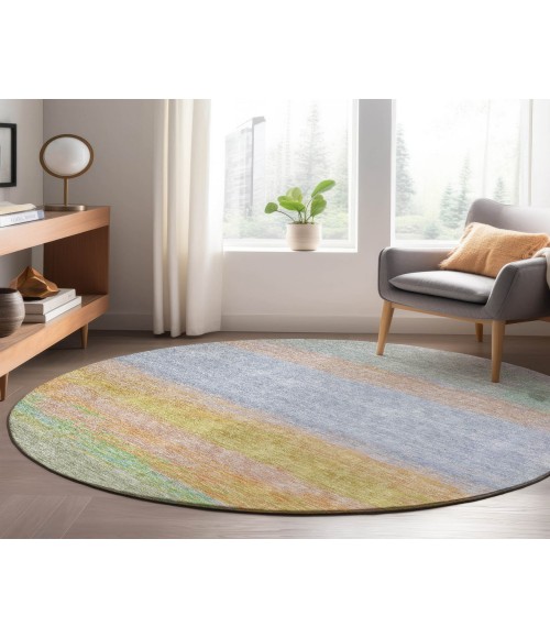 Dalyn Luxury Washable Trevi TV2 Lavender 8' x 8' Round Rug