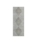 Dalyn Luxury Washable Trevi TV4 Gray 2'3" x 7'6" Runner Rug
