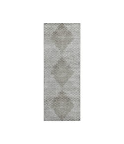 Dalyn Luxury Washable Trevi TV4 Gray 2'3" x 7'6" Runner Rug
