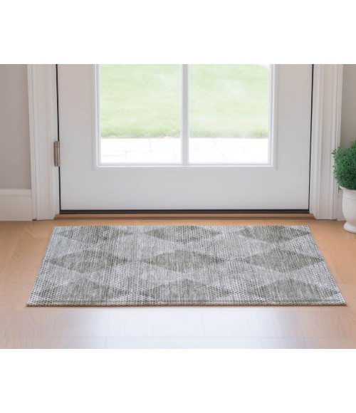 Dalyn Luxury Washable Trevi TV4 Gray 1'8" x 2'6" Rug