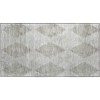 Dalyn Luxury Washable Trevi TV4 Gray 1'8" x 2'6" Rug