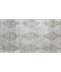 Dalyn Luxury Washable Trevi TV4 Gray 1'8" x 2'6" Rug