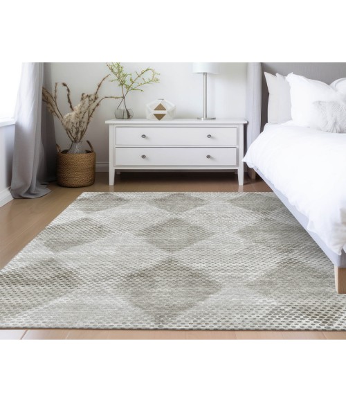 Dalyn Luxury Washable Trevi TV4 Gray 2'6" x 3'10" Rug