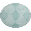 Dalyn Luxury Washable Trevi TV4 Teal 8' x 8' Round Rug