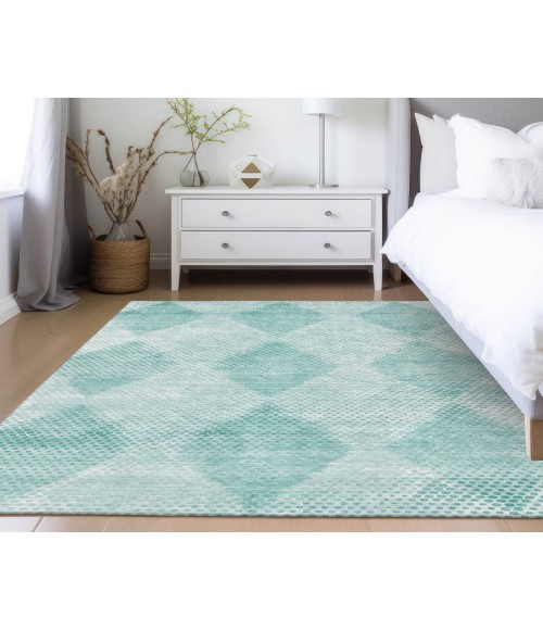 Dalyn Luxury Washable Trevi TV4 Teal 2'6" x 3'10" Rug