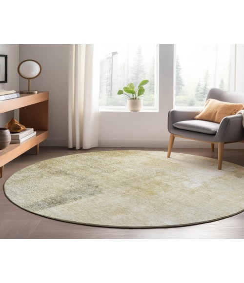 Dalyn Luxury Washable Trevi TV5 Wheat 8' x 8' Round Rug
