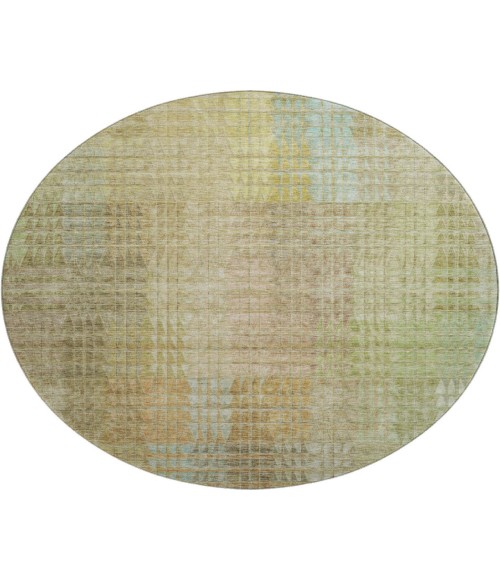 Dalyn Luxury Washable Trevi TV6 Beige 8' x 8' Round Rug