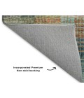 Dalyn Luxury Washable Trevi TV6 Green 1'8" x 2'6" Rug