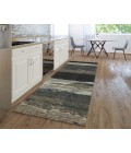Dalyn Luxury Washable Trevi TV8 Black 2'3" x 7'6" Runner Rug