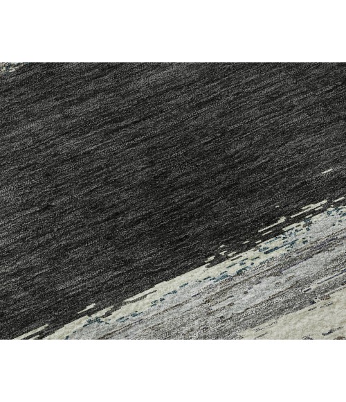 Dalyn Luxury Washable Trevi TV8 Black 8' x 8' Round Rug