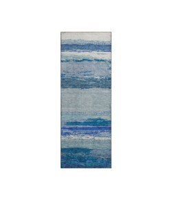 Dalyn Luxury Washable Trevi TV8 Blue 2'3" x 7'6" Runner Rug