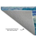 Dalyn Luxury Washable Trevi TV8 Blue 5' x 7'6" Rug