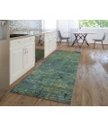 Dalyn Luxury Washable Trevi TV9 Blue 2'3" x 7'6" Runner Rug