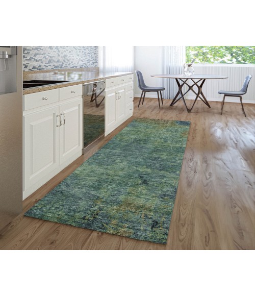 Dalyn Luxury Washable Trevi TV9 Blue 2'3" x 7'6" Runner Rug