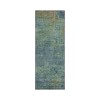 Dalyn Luxury Washable Trevi TV9 Blue 2'3" x 7'6" Runner Rug