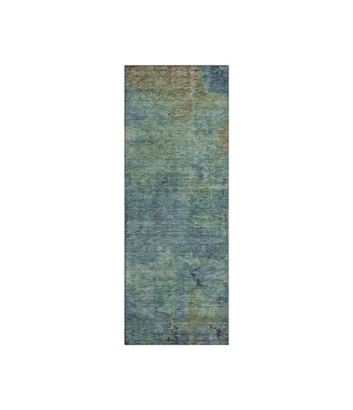 Dalyn Luxury Washable Trevi TV9 Blue 2'3" x 7'6" Runner Rug