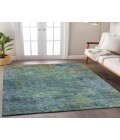 Dalyn Luxury Washable Trevi TV9 Blue 3' x 5' Rug
