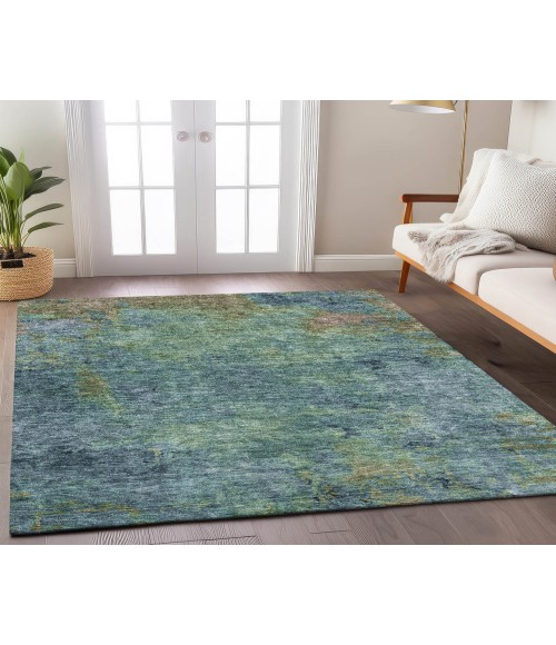 Dalyn Luxury Washable Trevi TV9 Blue 3' x 5' Rug