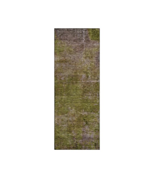 Dalyn Luxury Washable Trevi TV9 Green 2'3" x 7'6" Runner Rug