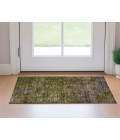 Dalyn Luxury Washable Trevi TV9 Green 1'8" x 2'6" Rug