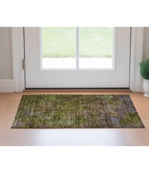 Dalyn Luxury Washable Trevi TV9 Green 1'8" x 2'6" Rug