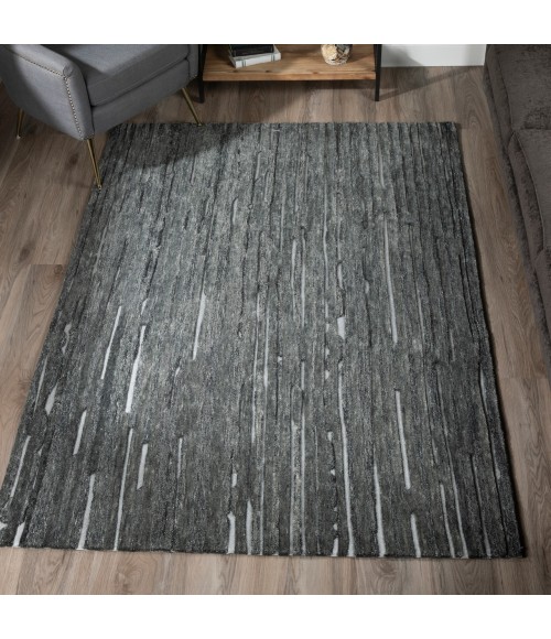 Dalyn Vibes VB1 Black Area Rug 5 ft. X 7 ft. 6 Rectangle