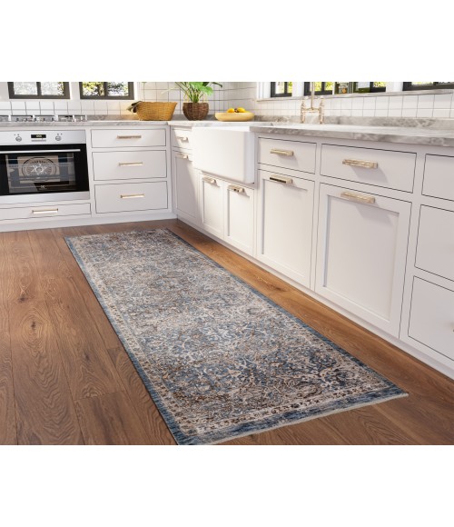 Dalyn Vienna VI7 Denim 2'3" x 7'10" Runner Rug