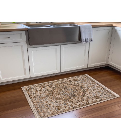 Dalyn Yarra Rug Dalyn Yarra YA3 Linen 1'8" x 2'6" Rug
