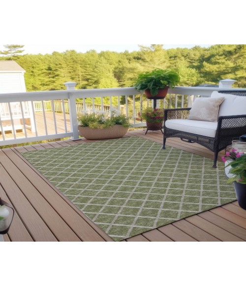 Dalyn Indoor/Outdoor York YO1 Aloe Washable 5' x 7'6" Rug