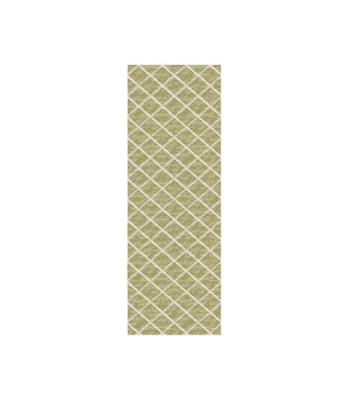 Dalyn Indoor/Outdoor York YO1 Aloe Washable 2'3" x 10' Rug