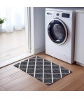 Dalyn Indoor/Outdoor York YO1 Black Washable 1'8" x 2'6" Rug