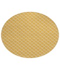 Dalyn Indoor/Outdoor York YO1 Gold Washable 8' x 8' Rug