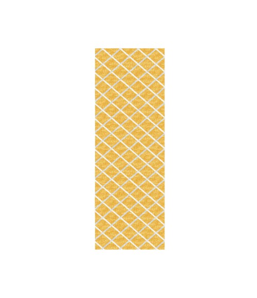 Dalyn Indoor/Outdoor York YO1 Gold Washable 2'3" x 10' Rug