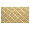 Dalyn Indoor/Outdoor York YO1 Gold Washable 1'8" x 2'6" Rug