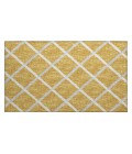 Dalyn Indoor/Outdoor York YO1 Gold Washable 1'8" x 2'6" Rug