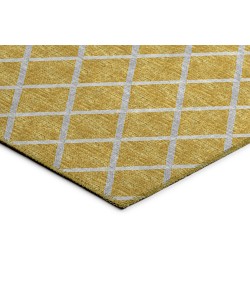 Dalyn Indoor/Outdoor York YO1 Gold Washable 2'3" x 12' Rug