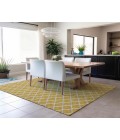 Dalyn York Rug Dalyn Indoor/Outdoor York YO1 Gold Washable 9' x 12' Rug