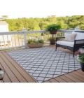 Dalyn Indoor/Outdoor York YO1 Grey Washable 3' x 5' Rug