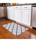 Dalyn Indoor/Outdoor York YO1 Grey Washable 1'8" x 2'6" Rug