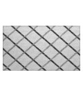 Dalyn Indoor/Outdoor York YO1 Grey Washable 1'8" x 2'6" Rug