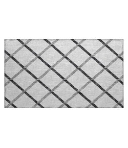 Dalyn Indoor/Outdoor York YO1 Grey Washable 1'8" x 2'6" Rug