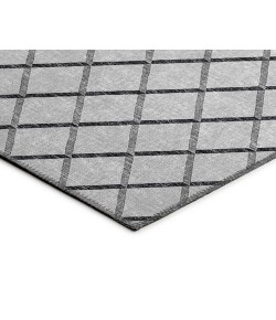Dalyn Indoor/Outdoor York YO1 Grey Washable 2'3" x 12' Rug