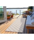 Dalyn Indoor/Outdoor York YO1 Ivory Washable 2'3" x 7'6" Rug